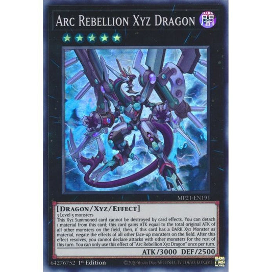 Image for Arc Rebellion Xyz Dragon (MP21-EN191) (MP21) - YuGiOh