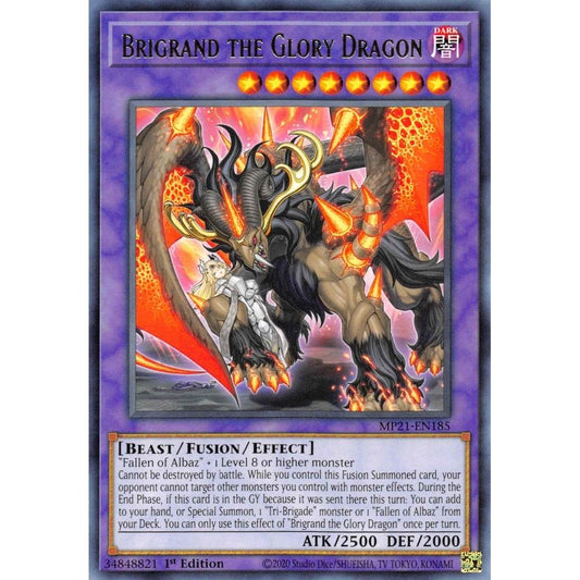Image for Brigrand the Glory Dragon (MP21-EN185) (MP21) - YuGiOh