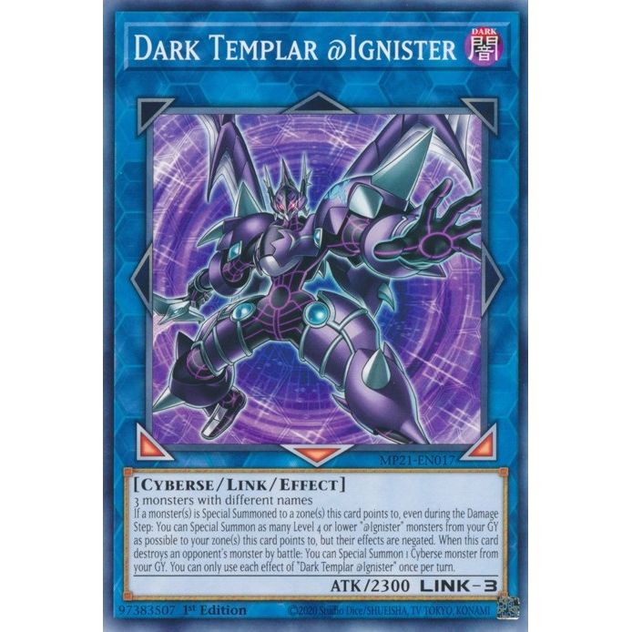 Image for Dark Templar @Ignister (MP21-EN017) (MP21) - YuGiOh