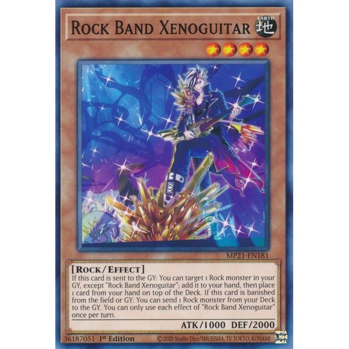 Image for Rock Band Xenoguitar (MP21-EN181) (MP21) - YuGiOh