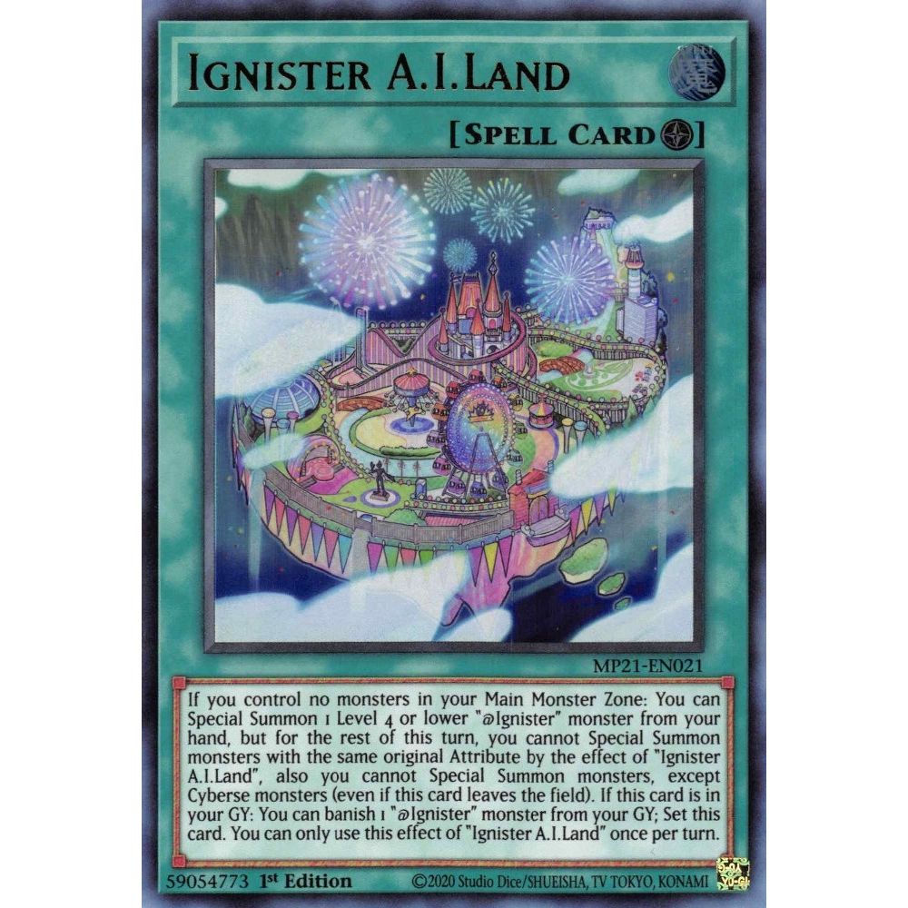Image for Ignister A.I.Land (MP21-EN021) (MP21) - YuGiOh