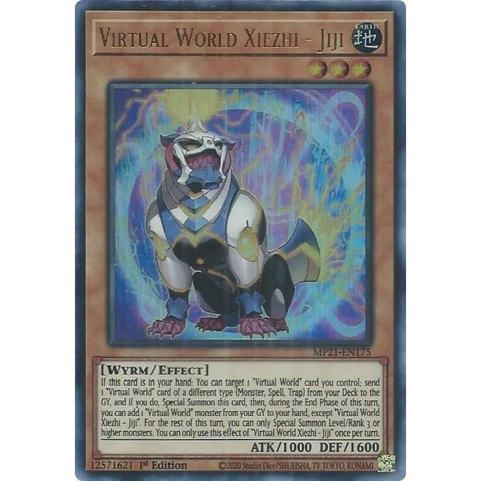 Image for Virtual World Xiezhi - Jiji (MP21-EN175) (MP21) - YuGiOh