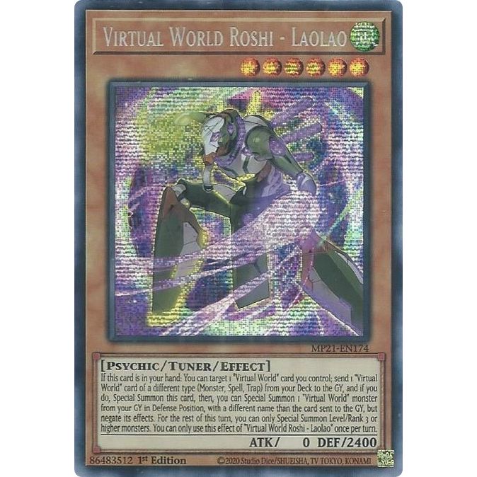 Image for Virtual World Roshi - Laolao (MP21-EN174) (MP21) - YuGiOh