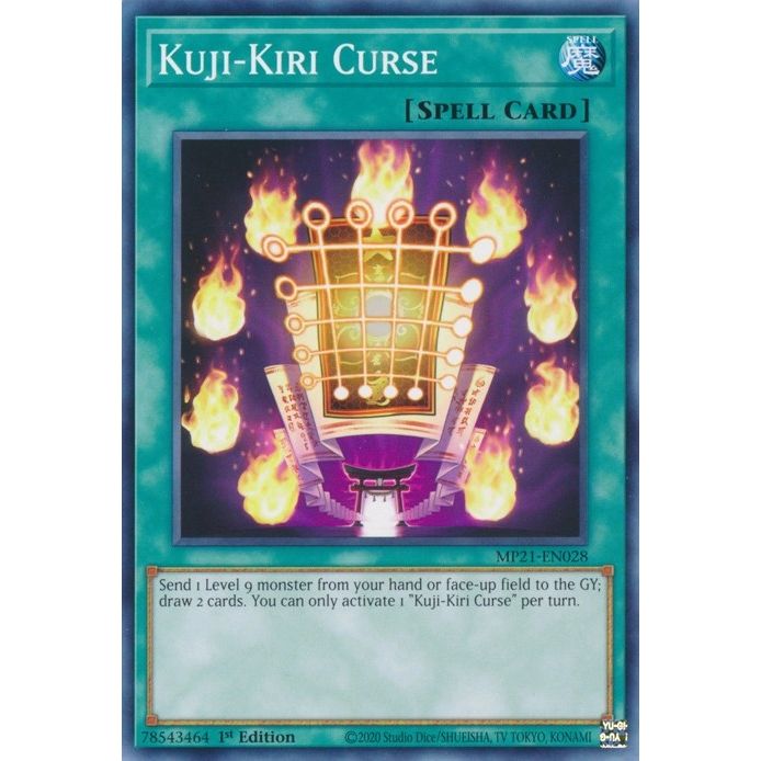Image for Kuji-Kiri Curse (MP21-EN028) (MP21) - YuGiOh