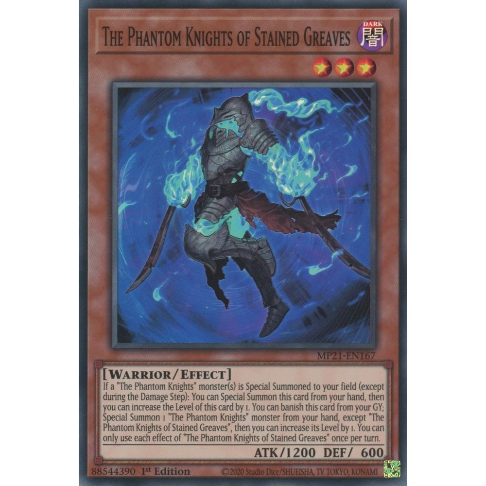 Image for The Phantom Knights of Stained Greaves (MP21-EN167) (MP21) - YuGiOh