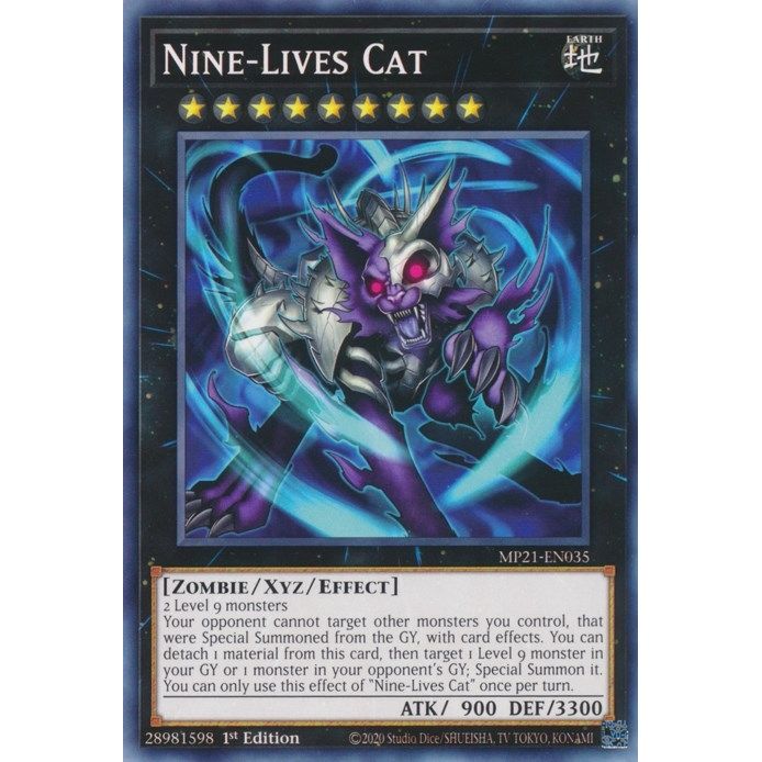 Image for Nine-Lives Cat (MP21-EN035) (MP21) - YuGiOh