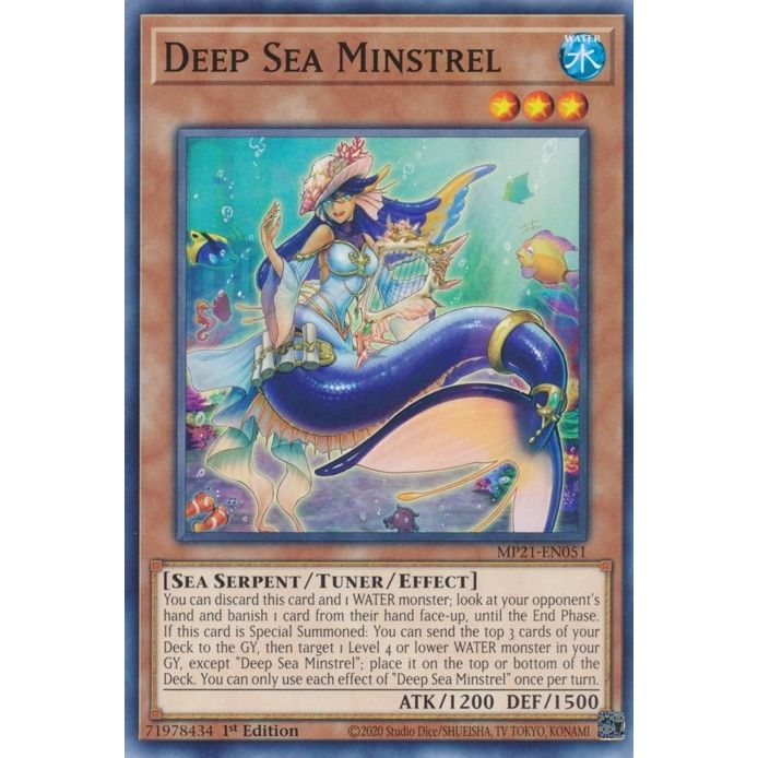 Image for Deep Sea Minstrel (MP21-EN051) (MP21) - YuGiOh