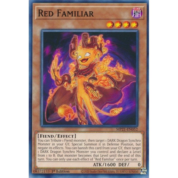 Image for Red Familiar (MP21-EN052) (MP21) - YuGiOh