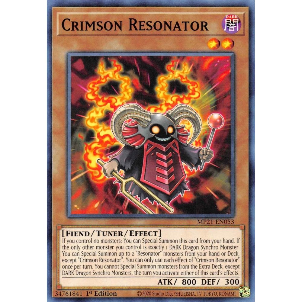 Image for Crimson Resonator (MP21-EN053) (MP21) - YuGiOh