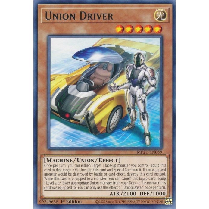 Image for Union Driver (MP21-EN059) (MP21) - YuGiOh