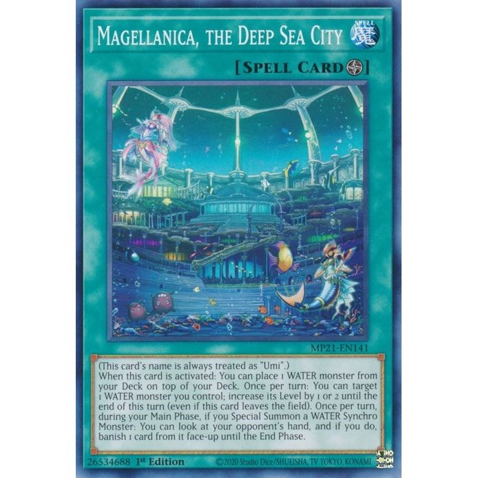 Image for Magellanica, the Deep Sea City (MP21-EN141) (MP21) - YuGiOh