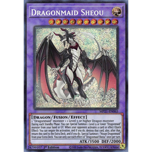 Image for Dragonmaid Sheou (MP21-EN065) (MP21) - YuGiOh