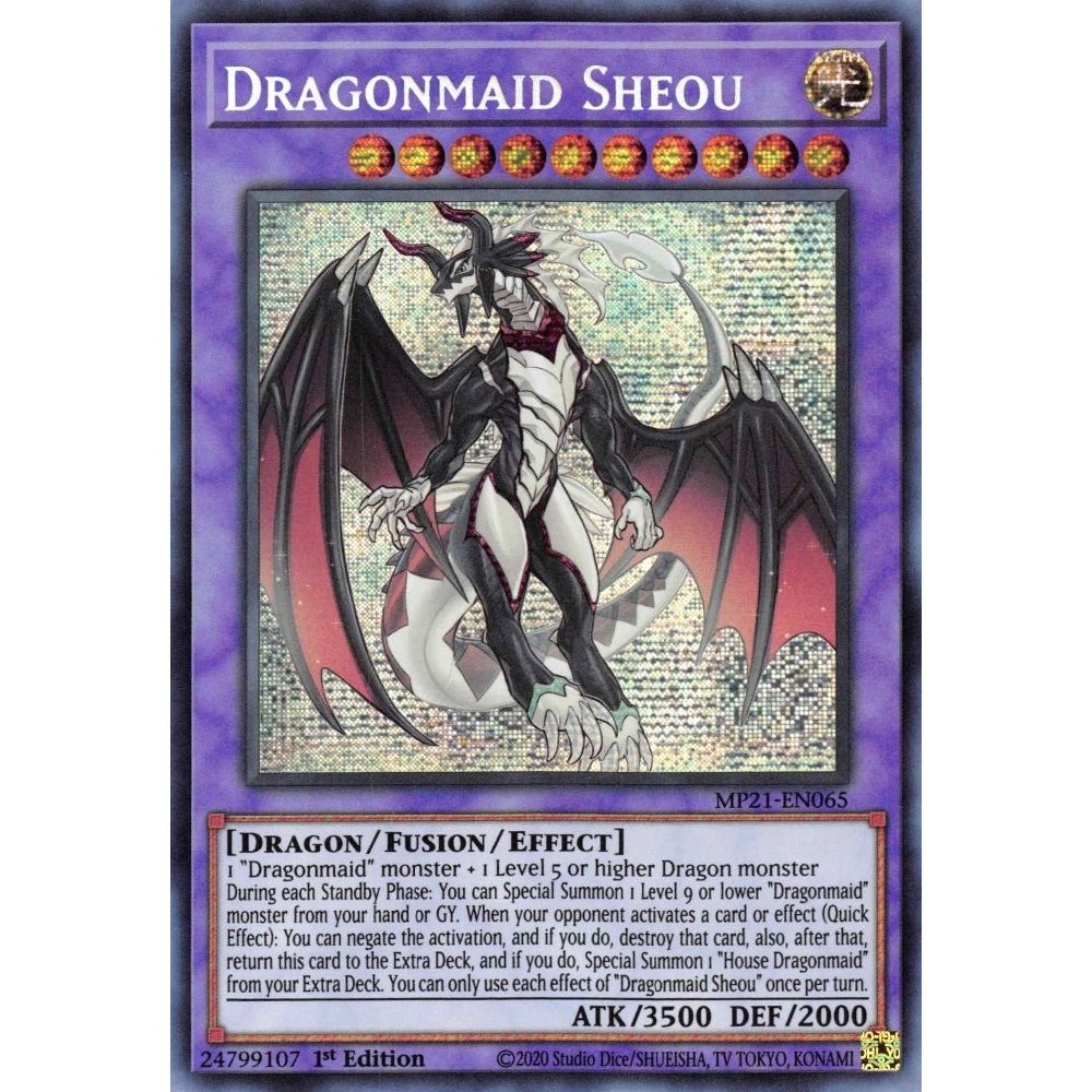 Image for Dragonmaid Sheou (MP21-EN065) (MP21) - YuGiOh