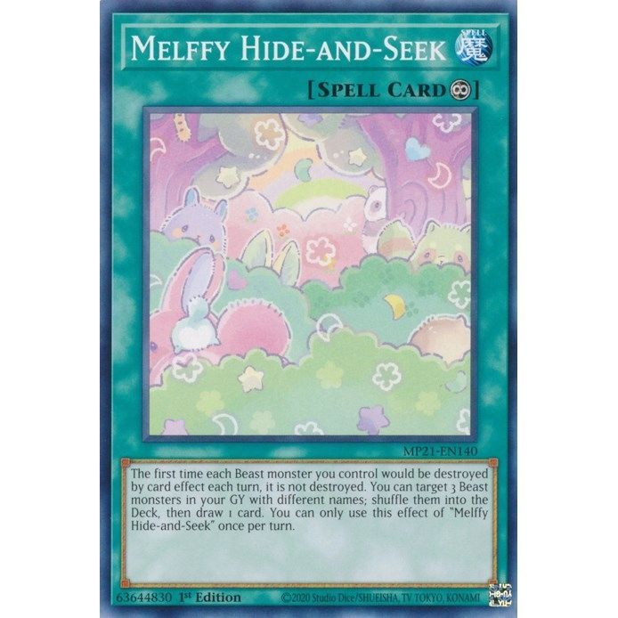 Image for Melffy Hide-and-Seek (MP21-EN140) (MP21) - YuGiOh