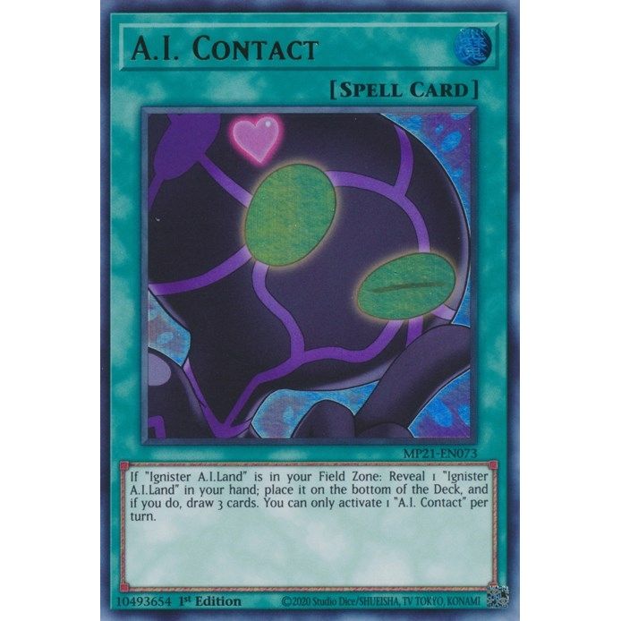 Image for A.I. Contact (MP21-EN073) (MP21) - YuGiOh