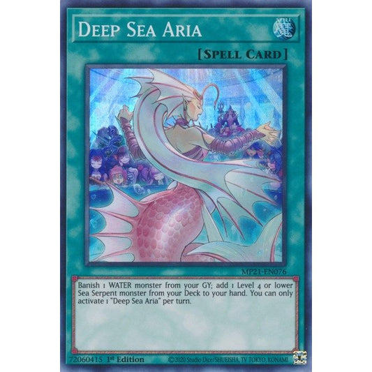 Image for Deep Sea Aria (MP21-EN076) (MP21) - YuGiOh
