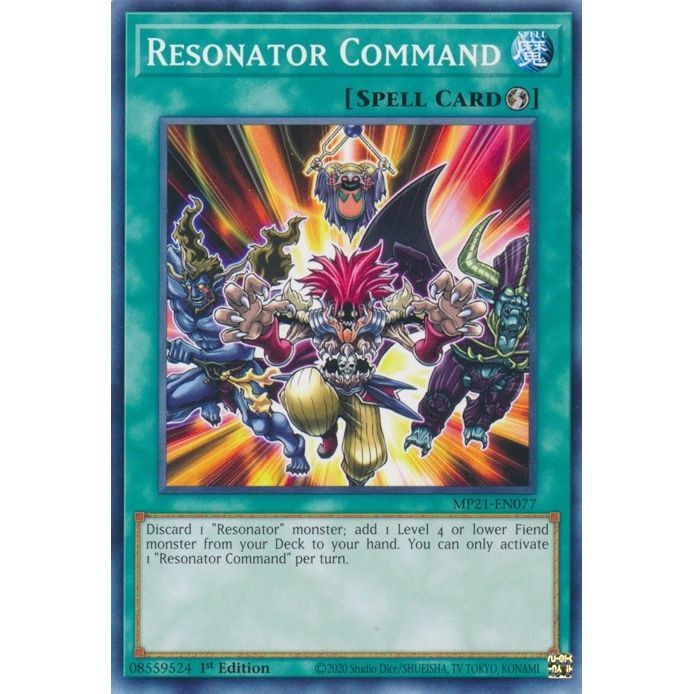 Image for Resonator Command (MP21-EN077) (MP21) - YuGiOh