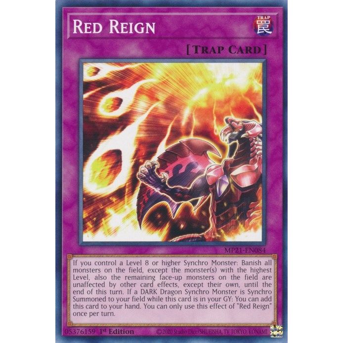 Image for Red Reign (MP21-EN084) (MP21) - YuGiOh
