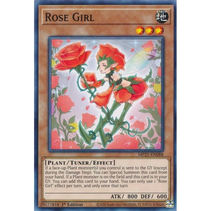 Image for Rose Girl (MP21-EN088) (MP21) - YuGiOh