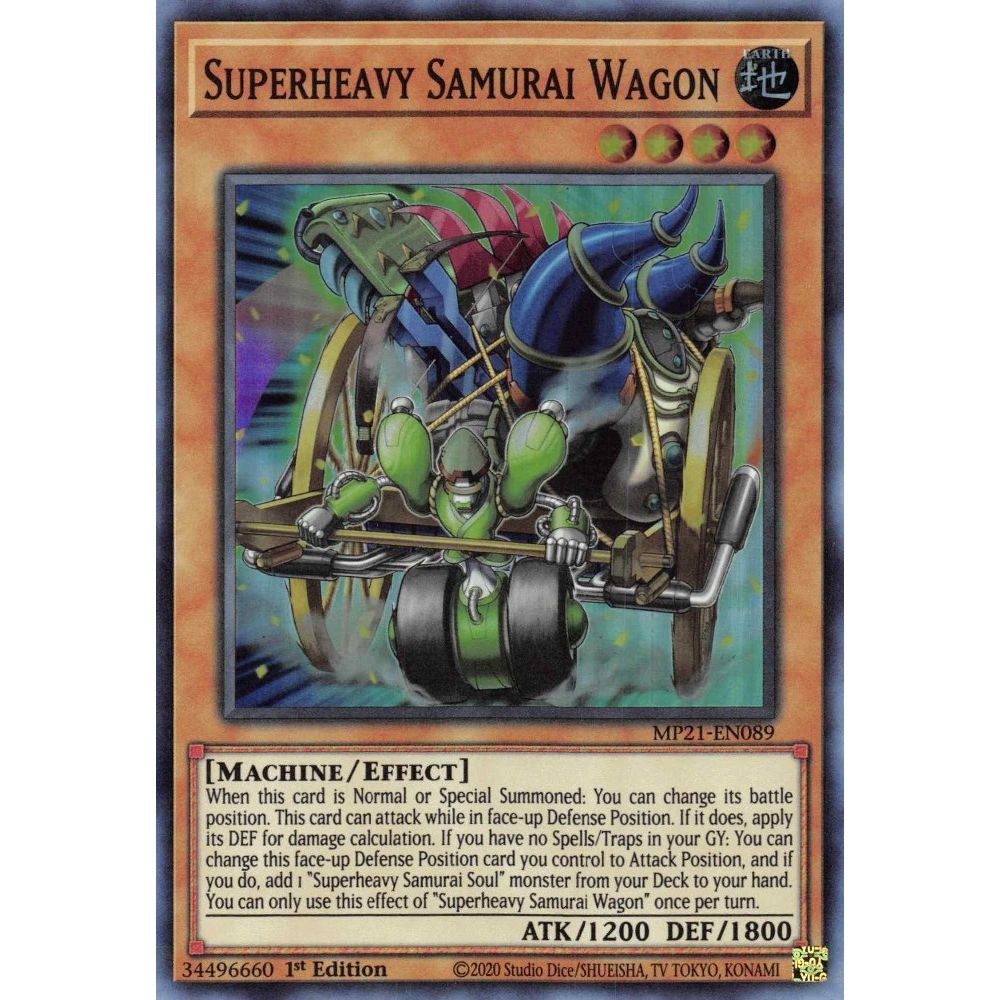 Image for Superheavy Samurai Wagon (MP21-EN089) (MP21) - YuGiOh