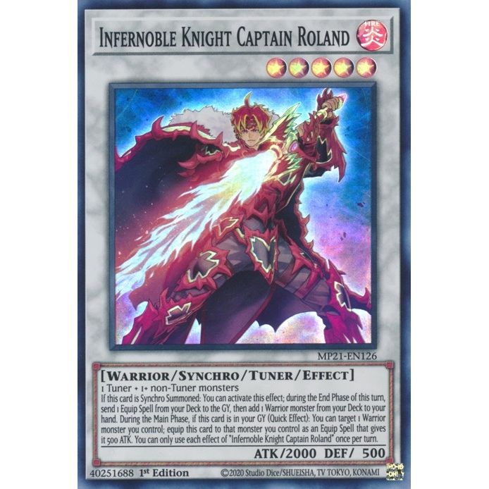 Image for Infernoble Knight Captain Roland (MP21-EN126) (MP21) - YuGiOh