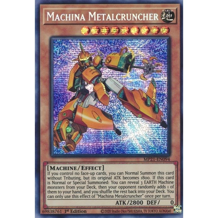 Image for Machina Metalcruncher (MP21-EN094) (MP21) - YuGiOh