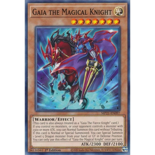 Image for Gaia the Magical Knight (MP21-EN097) (MP21) - YuGiOh