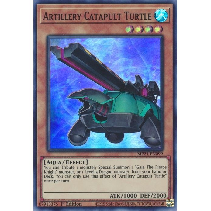 Image for Artillery Catapult Turtle (MP21-EN099) (MP21) - YuGiOh