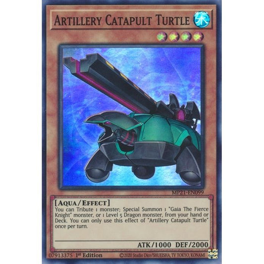 Image for Artillery Catapult Turtle (MP21-EN099) (MP21) - YuGiOh