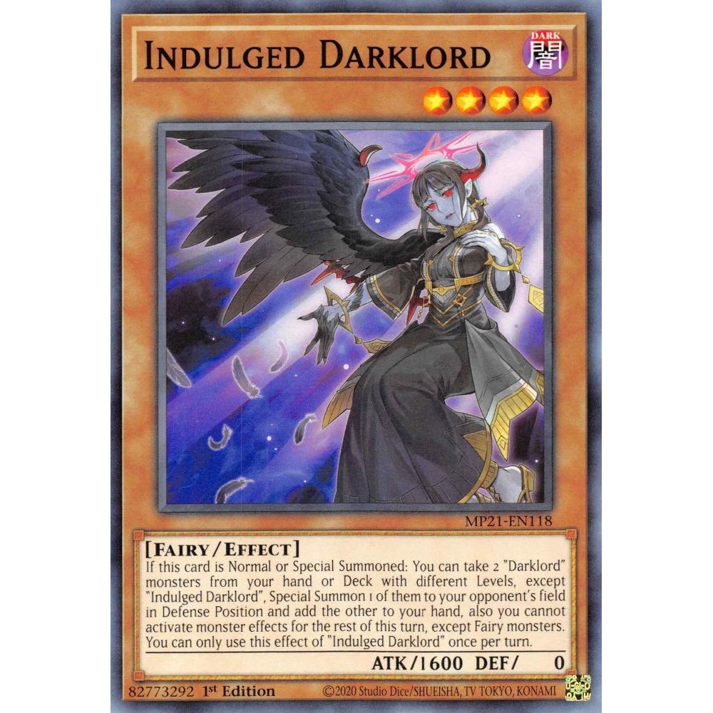 Image for Indulged Darklord (MP21-EN118) (MP21) - YuGiOh