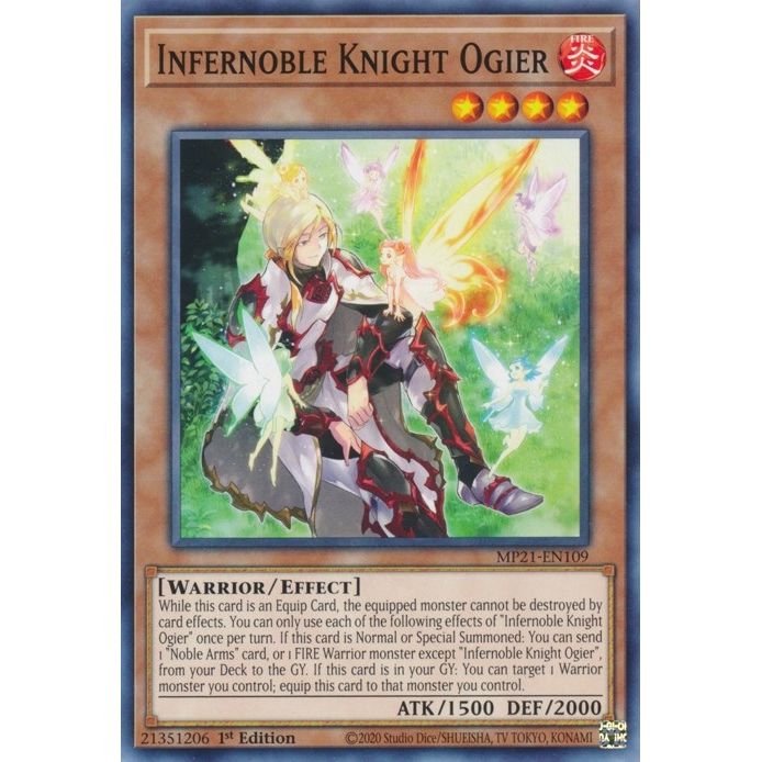 Image for Infernoble Knight Ogier (MP21-EN109) (MP21) - YuGiOh