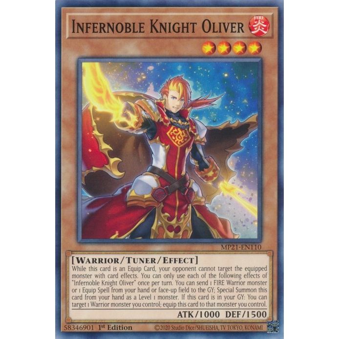 Image for Infernoble Knight Oliver (MP21-EN110) (MP21) - YuGiOh