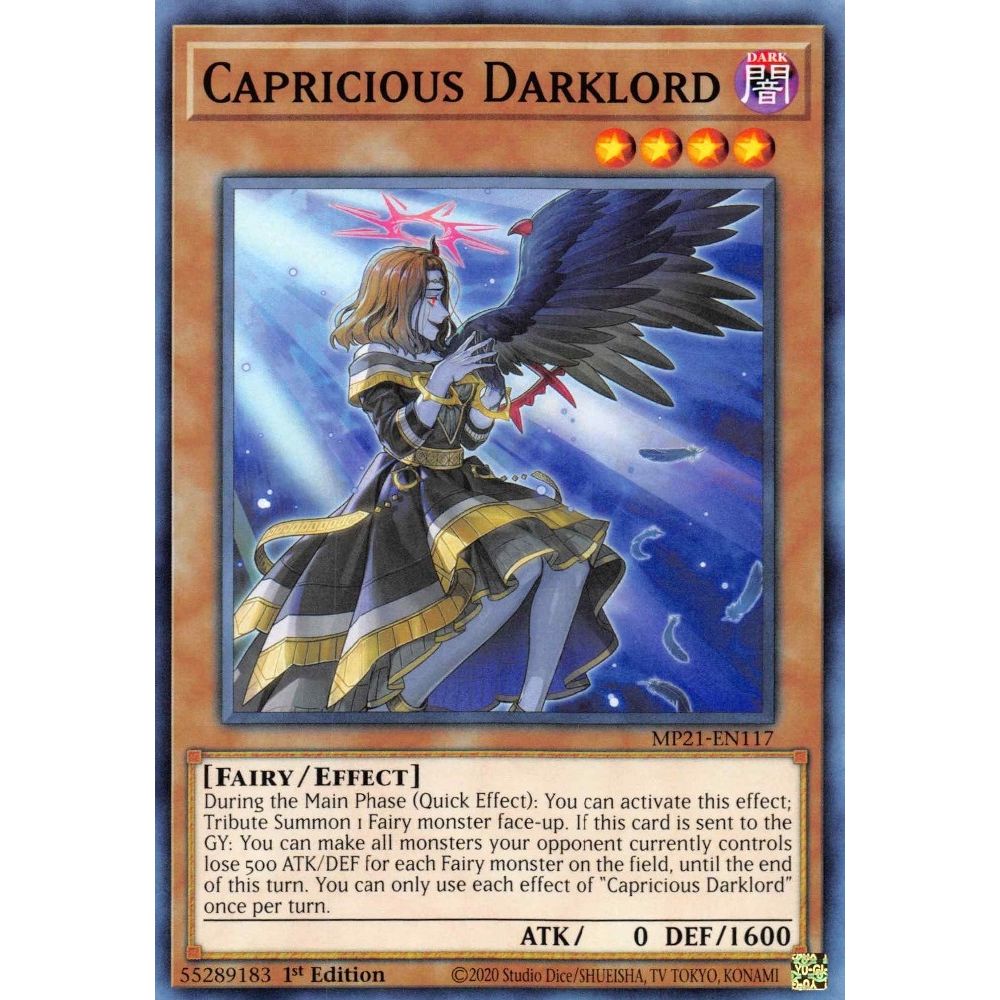 Image for Capricious Darklord (MP21-EN117) (MP21) - YuGiOh