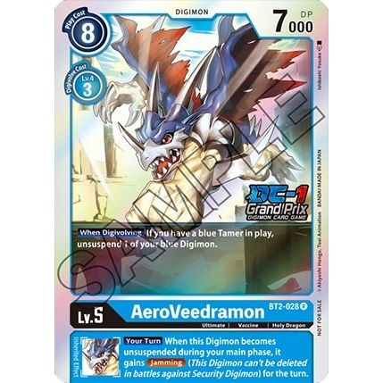 Image for AeroVeedramon (DC-1 Grand Prix) (BT2-028 R) (BT01-03B) - Digimon Card Game