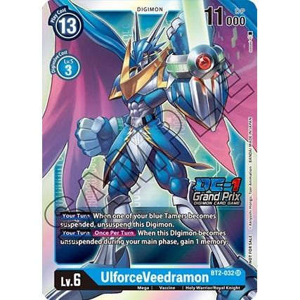 Image for UlforceVeedramon (DC-1 Grand Prix) (BT2-032 SR) (BT01-03B) - Digimon Card Game
