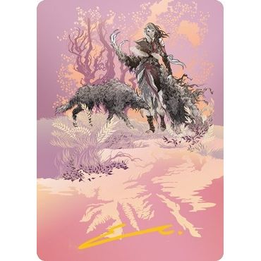 Image for Arlinn, the Pack's Hope Art Card (03/81) (Gold-Stamped Signature) (3) (ASMID) - Magic: The Gathering