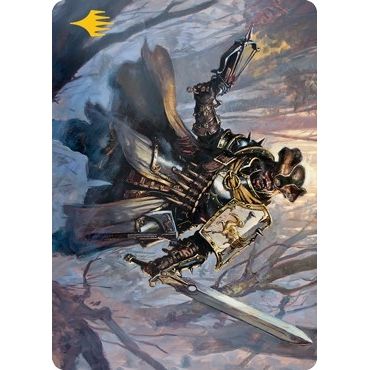 Image for Brutal Cathar Art Card (Gold-Stamped Signature) (13) (ASMID) - Magic: The Gathering