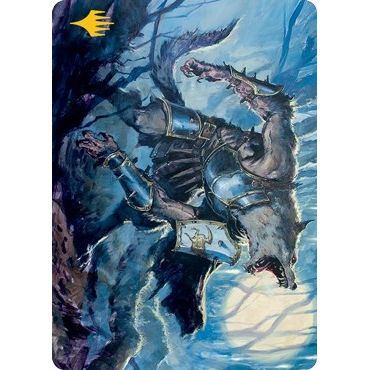 Image for Moonrage Brute Art Card (Gold-Stamped Signature) (14) (ASMID) - Magic: The Gathering