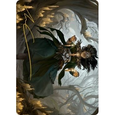 Image for Candlegrove Witch Art Card (15/81) (Gold-Stamped Signature) (15) (ASMID) - Magic: The Gathering