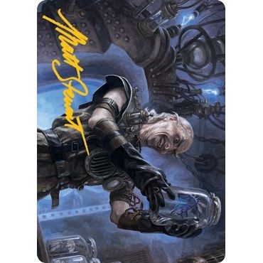 Image for Delver of Secrets Art Card (Gold-Stamped Signature) (21) (ASMID) - Magic: The Gathering