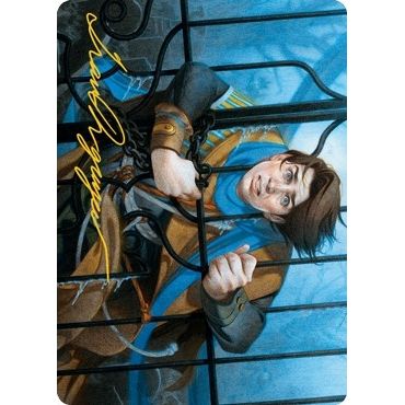 Image for Locked in the Cemetery Art Card (Gold-Stamped Signature) (26) (ASMID) - Magic: The Gathering