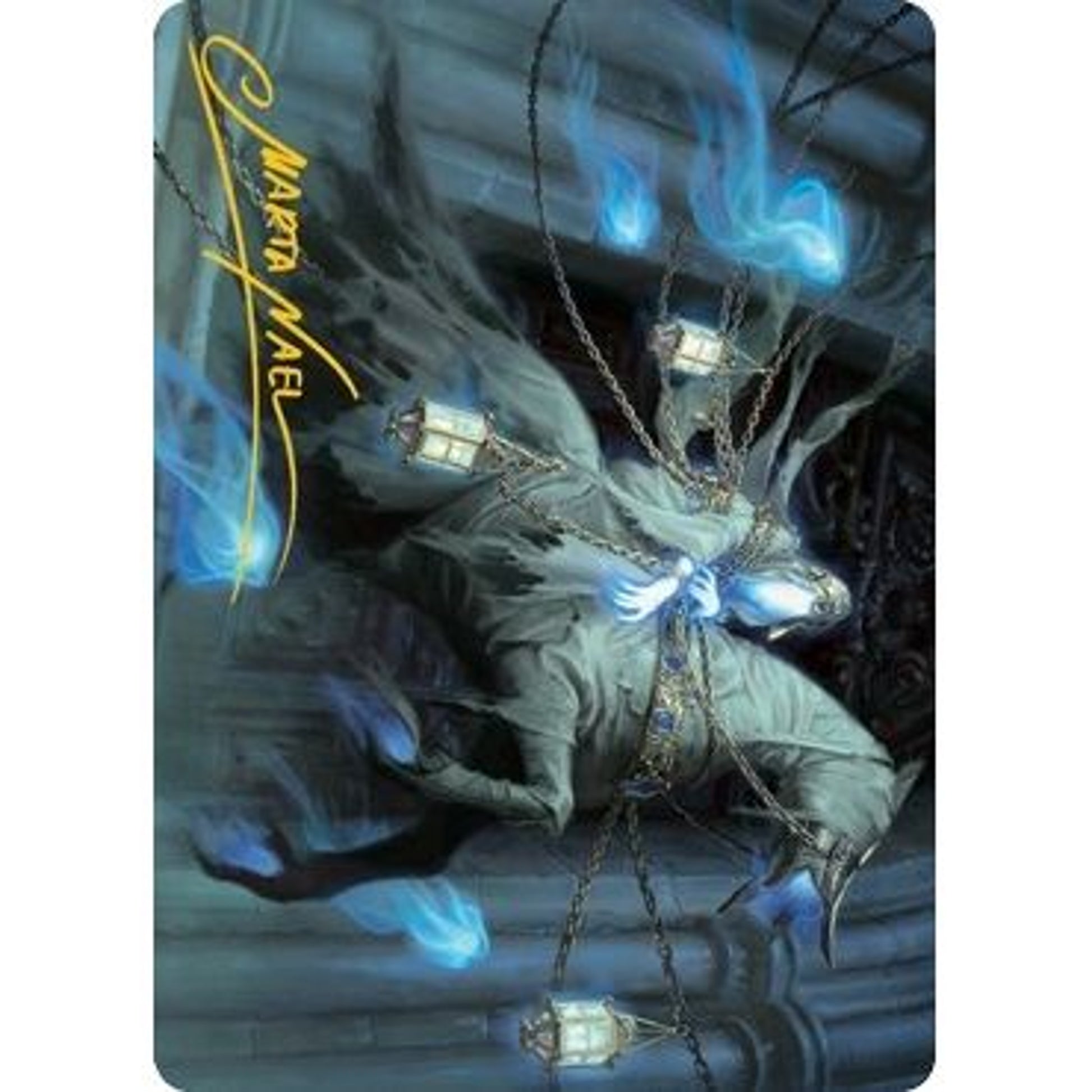Image for Patrician Geist Art Card (Gold-Stamped Signature) (28) (ASMID) - Magic: The Gathering