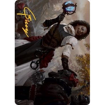 Image for Skaab Wrangler Art Card (Gold-Stamped Signature) (29) (ASMID) - Magic: The Gathering