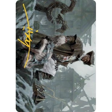 Image for Jadar, Ghoulcaller of Nephalia Art Card (Gold-Stamped Signature) (36) (ASMID) - Magic: The Gathering