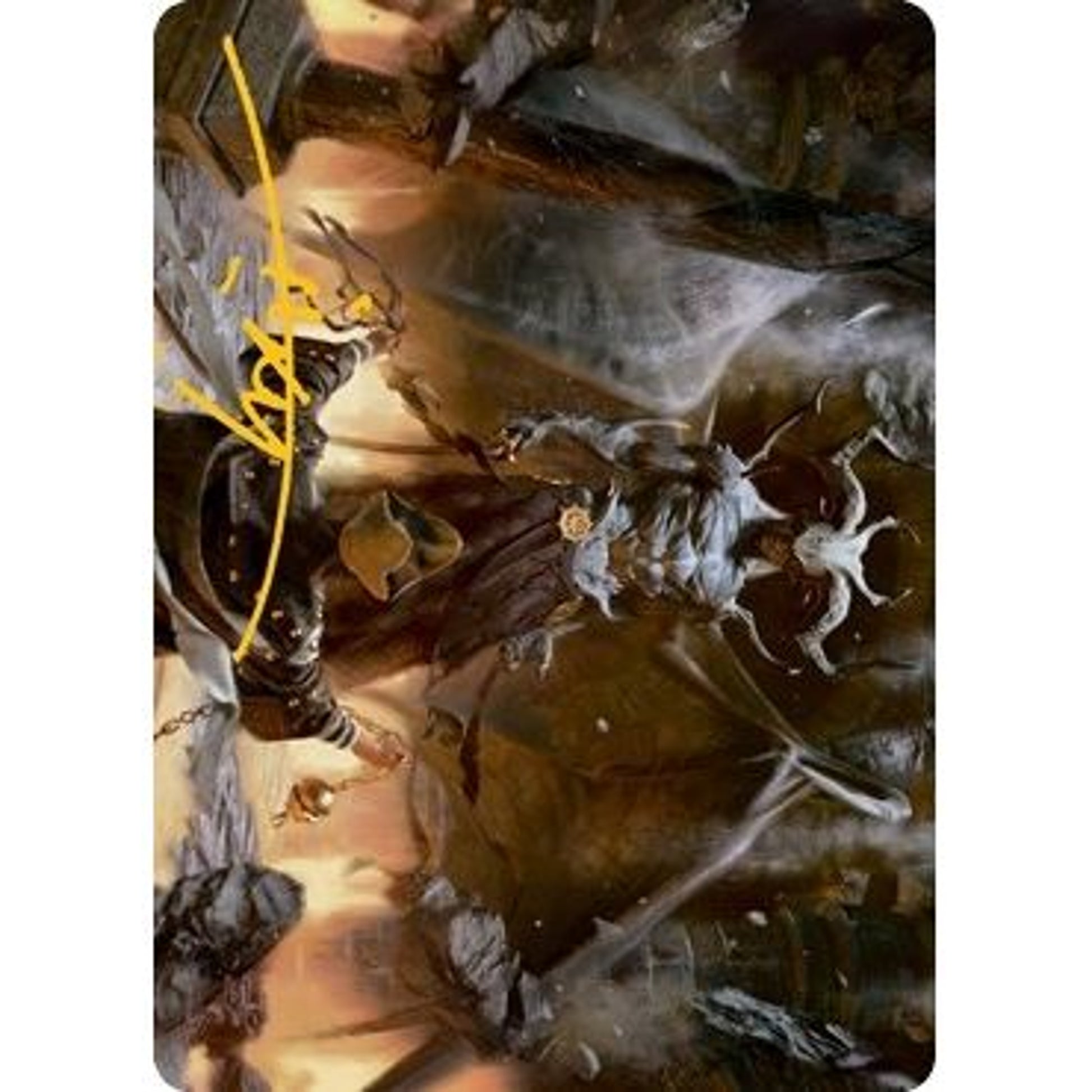 Image for Ormendahl, the Corrupter Art Card (Gold-Stamped Signature) (38) (ASMID) - Magic: The Gathering