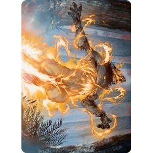 Image for Burn the Accursed Art Card (42) (ASMID) - Magic: The Gathering