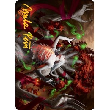 Image for Dryad's Revival Art Card (Gold-Stamped Signature) (50) (ASMID) - Magic: The Gathering