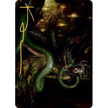 Image for Saryth, the Viper's Fang Art Card (Gold-Stamped Signature) (53) (ASMID) - Magic: The Gathering