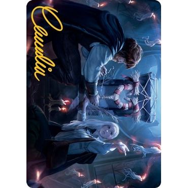 Image for Faithful Mending Art Card (Gold-Stamped Signature) (60) (ASMID) - Magic: The Gathering