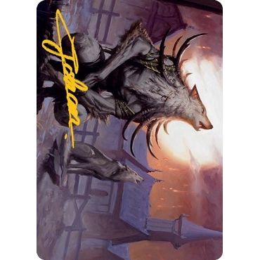 Image for Lord of the Ulvenwald Art Card (Gold-Stamped Signature) (64) (ASMID) - Magic: The Gathering